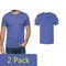 Gildan Unisex Softstyle Lightweight T-Shirt, Heather Blue Short Sleeve, Crewneck Screen Printing Tee